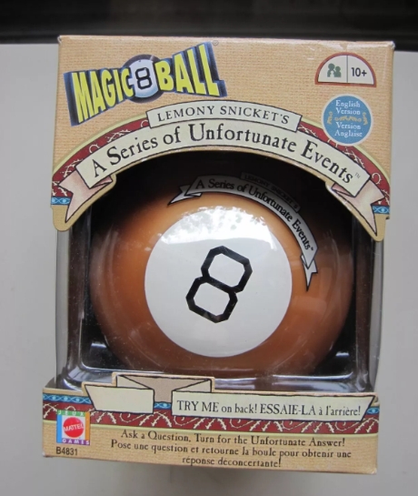 2002 Mattel Magic 8 Eight Ball Lemony Snicket's